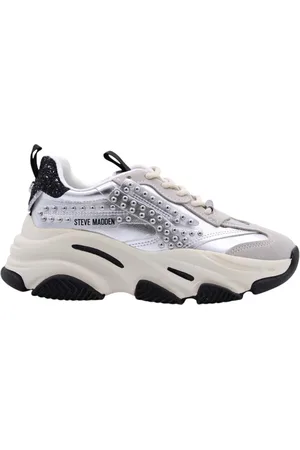 Steve Madden Schoenen, Dames, Grijs, 37 EU, Duppau Stijlvolle Sneaker