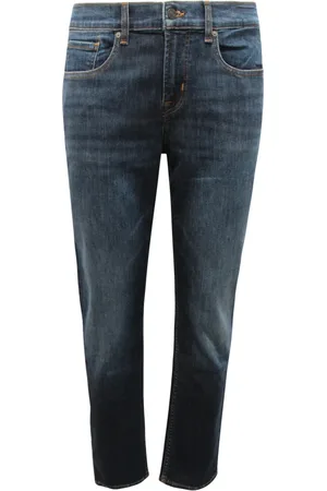 7 for all Mankind Jeans, Heren, Blauw, W36, Katoen, Slimmy Tapered Donkerblauwe Broek