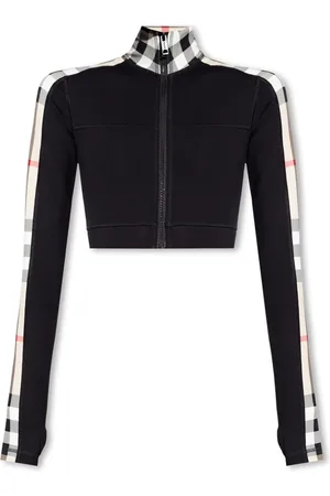 Burberry Tops, Dames, Zwart, S, ‘Cynthia’ cropped top