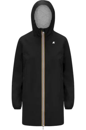 K-Way Jassen, Dames, Zwart, XL, Sophie Stretch Poly Jersey