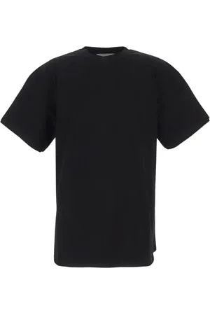 Jil Sander Tops, Heren, Zwart, M, Katoen, Katoenen T-shirt voor mannen