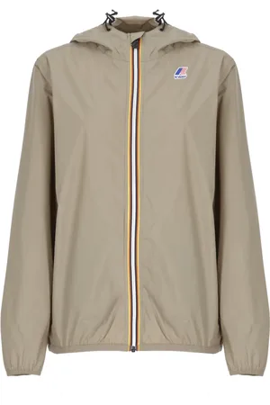 K-Way Jassen, Dames, Grijs, S, Grijze Waterdichte Hoodie Jas