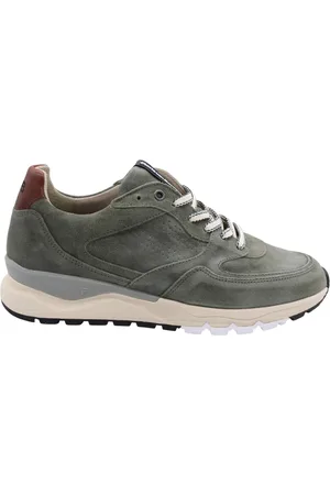Floris van Bommel Schoenen, Heren, Groen, 41 EU, Stijlvolle Sneaker DE Treener 02.01