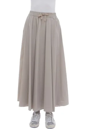 HERNO Rokken, Dames, Grijs, S, Polyester, Nieuwe Techno Taffeta Rok