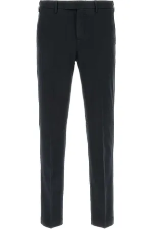 PT Torino Broeken, Heren, Blauw, 3Xl, Katoen, Donkerblauwe stretch katoenen broek