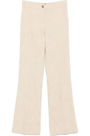 Pinko Broeken, Dames, , L, Broek met Voorknoopsluiting