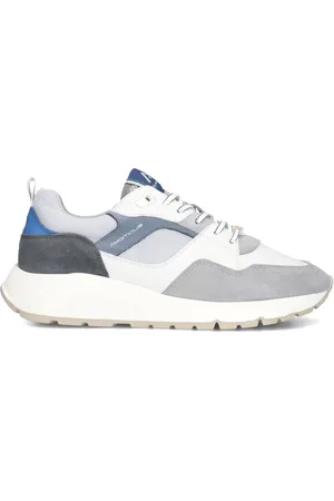 Ambitious Schoenen, Heren, Veelkleurig, 44 EU, Suède, Grijze Strider Lage Sneakers