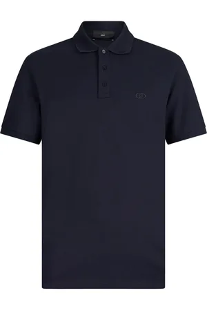 Liu Jo Tops, Heren, Blauw, S, Katoen, Basis Polo Shirt