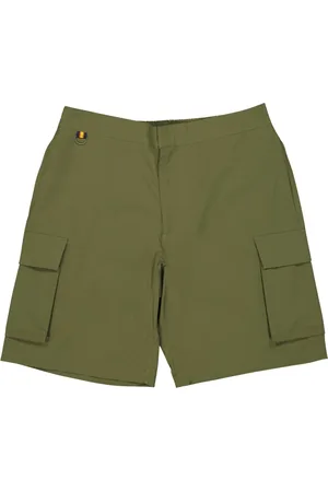 K-Way Korte broeken, Heren, Groen, M, Stijlvolle Bermuda Shorts voor Mannen