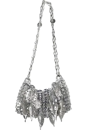 Paco rabanne Tassen, Dames, Grijs, ONE Size, Stijlvolle Handtas