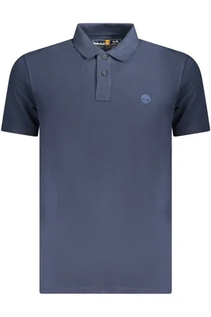 Timberland Tops, Heren, Blauw, S, Katoen, Blauw Katoen Heren Polo Shirt