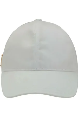 Prada Accessoires, Dames, Wit, M, Baseballpet met logo
