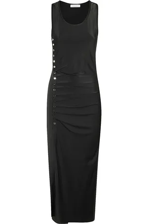 Paco rabanne Kleedjes, Dames, Zwart, M, Elegante Zijden Kimono voor Vrouwen