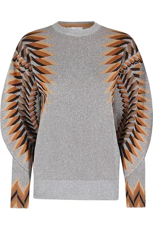 Paco rabanne Truien, Dames, Veelkleurig, S, Stijlvolle Gebreide Vest