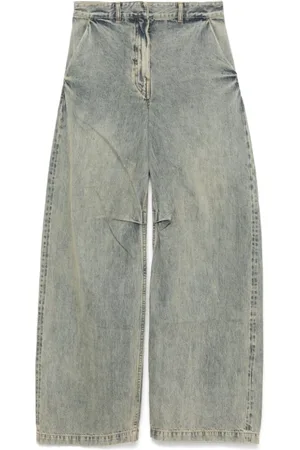 Entire Studios Jeans, Heren, Blauw, M, Grijze Wave Surface Jeans