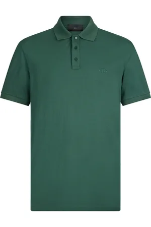 Liu Jo Tops, Heren, Groen, XL, Katoen, Basis Polo Shirt
