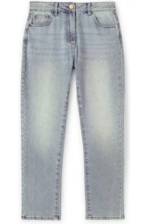 Motivi Jeans, Dames, Blauw, M, Katoen, Elsa Mom-Fit-Jeans