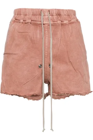 Rick Owens Korte broeken, Dames, Roze, S, Katoen, Gabe Boxers