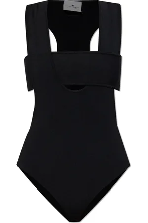 Courrèges Tops, Dames, Zwart, XS, Body met bandjes