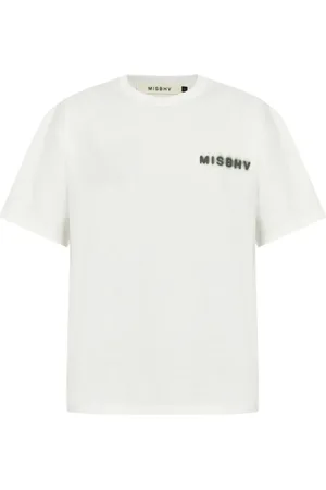 MISBHV Tops, Heren, Wit, L, Witte Community T-shirt