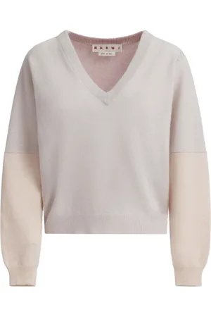 Marni Truien, Dames, Roze, S, Stijlvolle trui met V-hals