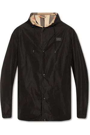 Burberry Jassen, Heren, Zwart, XS, Elmhurst omkeerbare jas