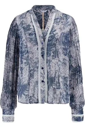 Guess Blouses & Shirts, Dames, Blauw, XL, Nieuwe Josette Blouse