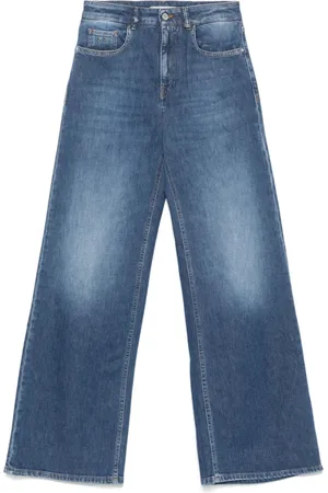 sartoria tramarossa Jeans, Dames, Blauw, W33, Donkerblauwe Klassieke Vijf-Pocket Jeans