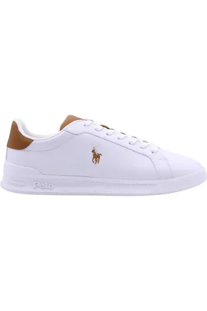 Ralph Lauren Schoenen, Heren, Wit, 41 EU, Stijlvolle Sneaker voor Mannen