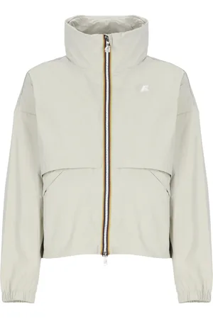 K-Way Jassen, Dames, , S, Waterdichte Jas met Opvouwbare Capuchon