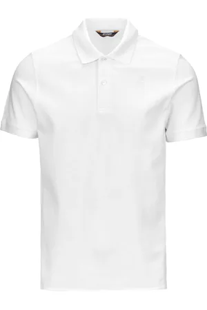 K-Way Tops, Heren, Wit, XL, Katoen, Klassieke Pique Polo Shirt
