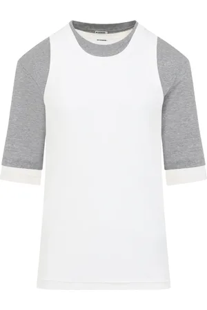 Jil Sander Tops, Heren, Wit, L, Korte Mouw T-Shirt Kit