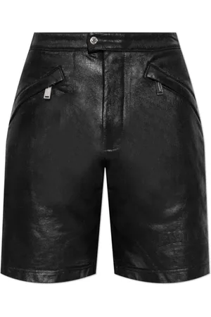 Dsquared2 Korte broeken, Heren, Zwart, L, Katoen, Gewaxte shorts