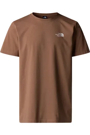 The North Face Tops, Heren, Bruin, S, Katoen, Eenvoudige Dome Tee Shirt