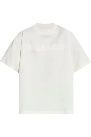 Jil Sander Tops, Heren, , L, Porcelain Logo T-shirt