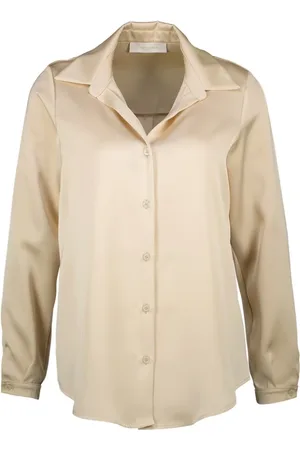 AMELIE & AMELIE Blouses & Shirts, Dames, , 2Xl, Lichtbeige Leonie Blouse