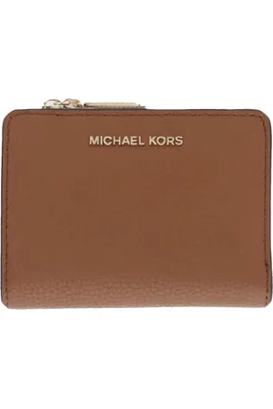 Michael Kors Accessoires, Dames, Bruin, ONE Size, Leer, Stijlvolle Portemonnees en Kaarthouders