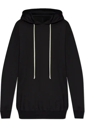 Rick Owens Sweatshirts & Hoodies, Heren, Zwart, M, Katoen, Hoodie