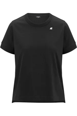 K-Way Tops, Dames, Zwart, XL, Jersey T-shirt