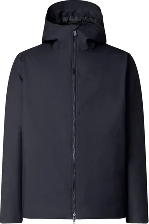 save the duck Jassen, Heren, Blauw, L, Nylon, Dierenvrije gevoerde herenjas met capuchon
