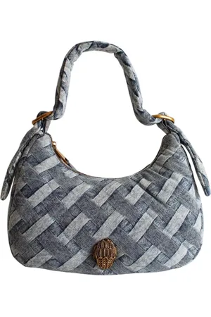 Kurt Geiger Tassen, Dames, Blauw, ONE Size, Schouder- en handtas, Moena collectie