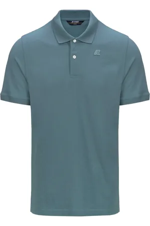 K-Way Tops, Heren, Groen, L, Katoen, Pique Polo Shirt