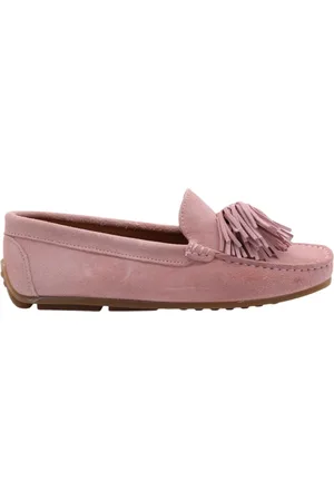 CTWLK. Schoenen, Dames, Roze, 37 EU, Klassieke Leren Mocassin Schoenen