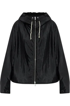 Jil Sander Jassen, Dames, Zwart, S, Gewatteerd jack