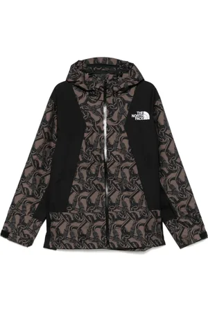 The North Face Jassen, Heren, Veelkleurig, XL, Zwarte Hoodie met Rits