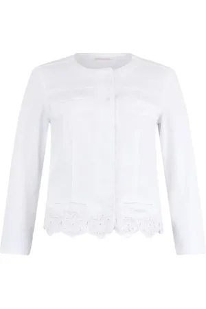 Liu Jo Blouses & Shirts, Dames, Wit, XL, Katoen, Katoenmix Stretchy Modieuze Broek