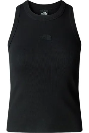 The North Face Tops, Dames, Zwart, L, Katoen, Slim Rib Tank Top