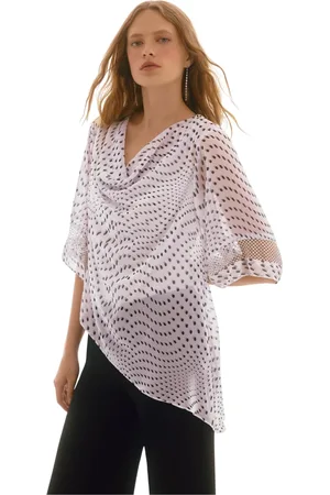 Joseph Ribkoff Blouses & Shirts, Dames, Wit, 3Xl, Stijlvolle Jassen Collectie