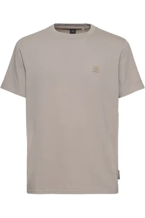 Moose Knuckles Tops, Heren, Grijs, 2Xl, Duluth Tee Dusk Stijlvol Shirt