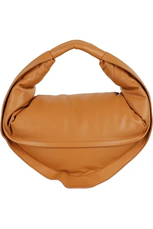 Federico Cina Tassen, Dames, Bruin, ONE Size, Maxi Tortellino Tas